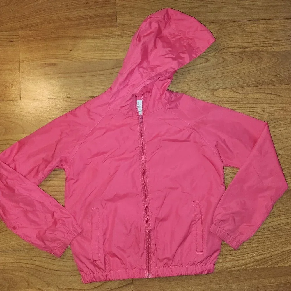 Children's Place Hot Pink Windbreaker || Girls sz 10/12